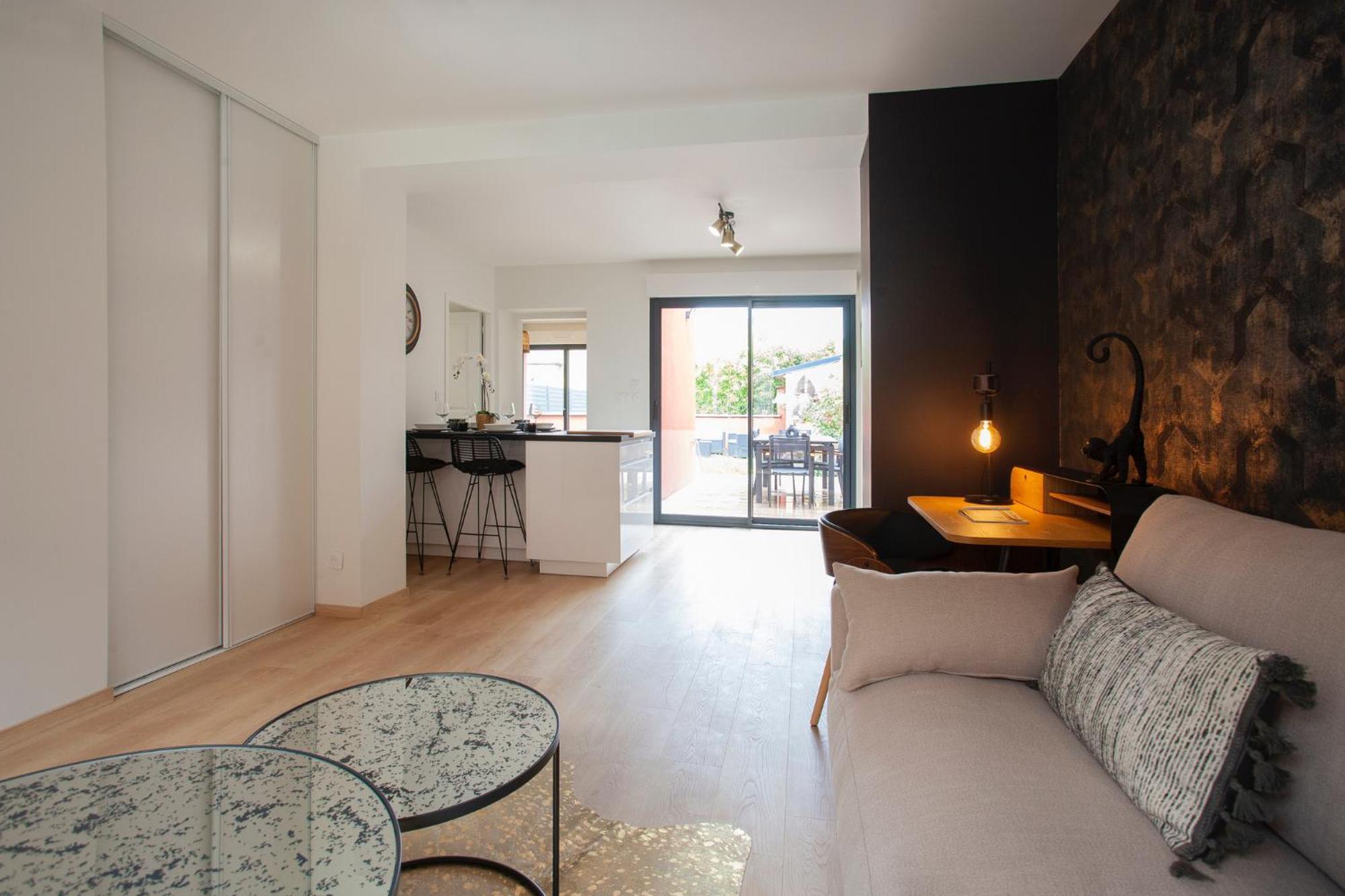 Appartement Les Jardins De Jules Verne - Cote Jardin 阿棉 外观 照片